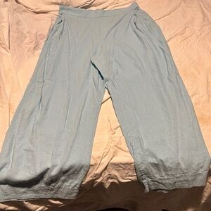 Madewell women's linen cropped pull on pants